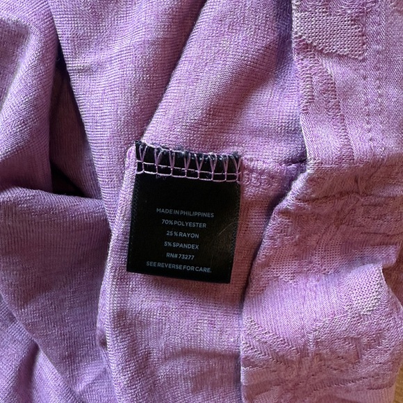 SIMPLY VERA VERA WANG Short Sleeve Pink Floral Design T Shirt Top - Picture 4 of 4